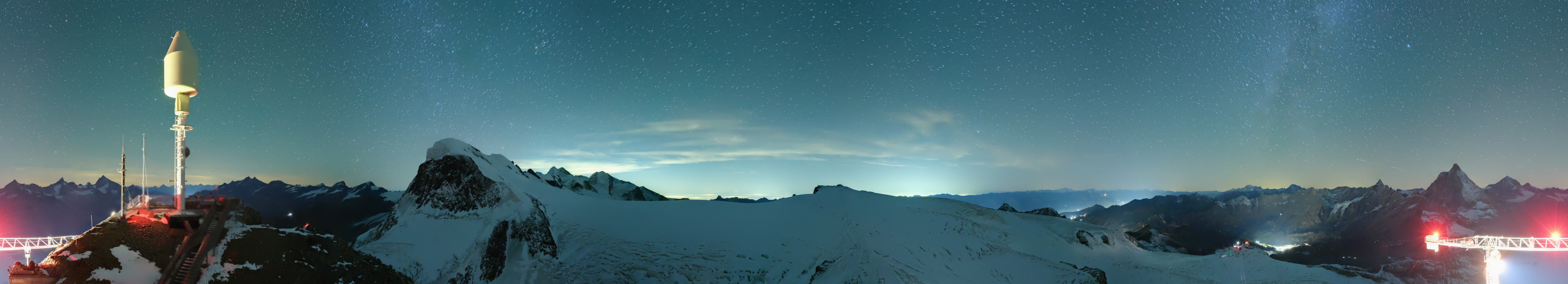 Archiv Foto Webcam Kleinmatterhorn Zermatt