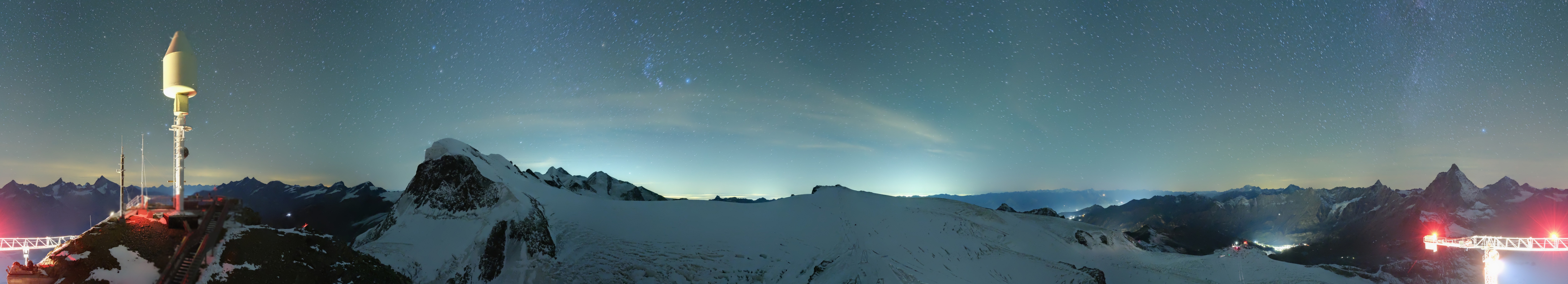 Archiv Foto Webcam Kleinmatterhorn Zermatt