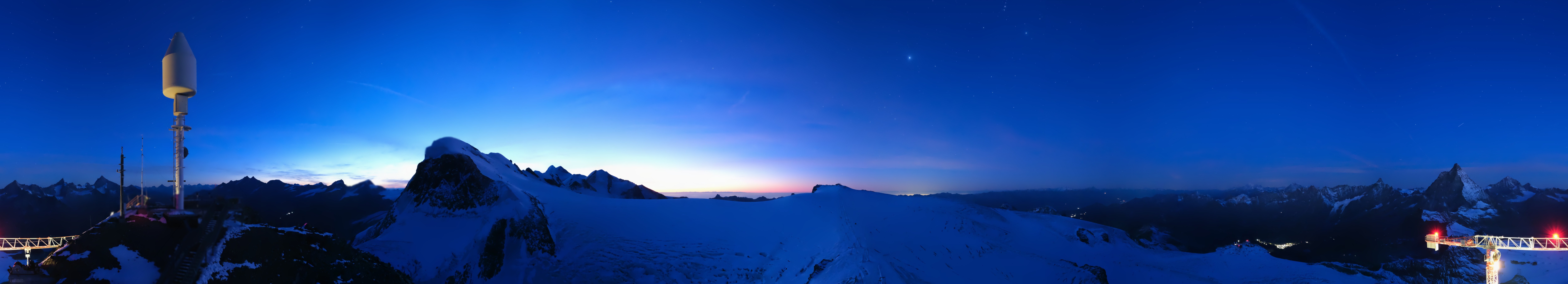 Archiv Foto Webcam Kleinmatterhorn Zermatt