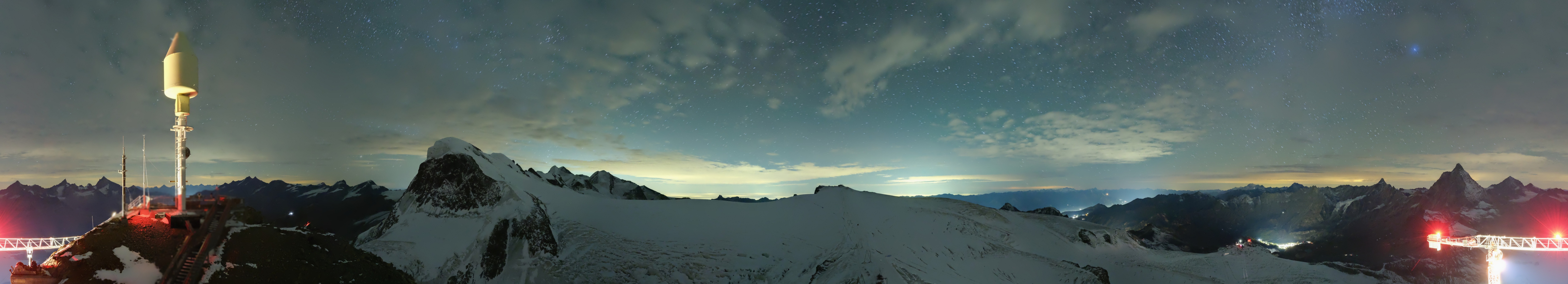 Archived image Webcam Kleinmatterhorn Zermatt