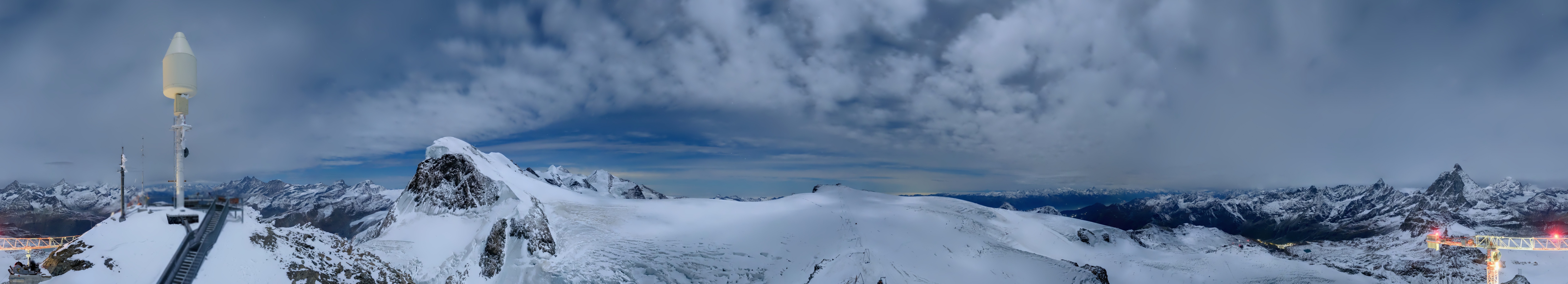 Archived image Webcam Kleinmatterhorn Zermatt