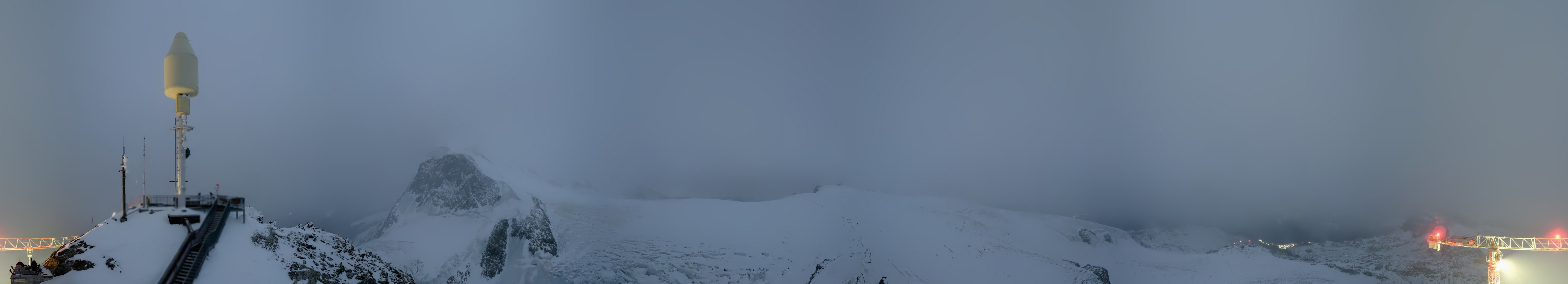 Archived image Webcam Kleinmatterhorn Zermatt