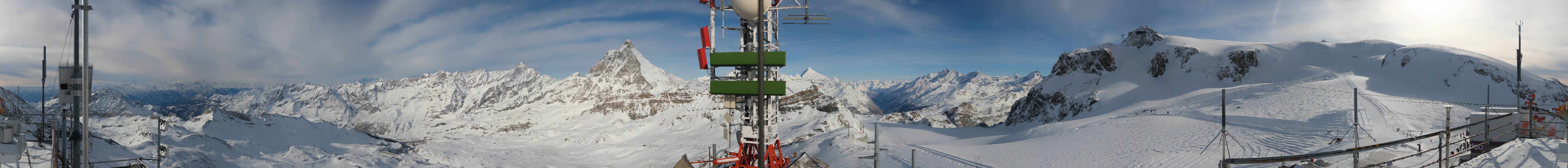 Archiv Foto Webcam Plateau Rosa Breuil Cervinia