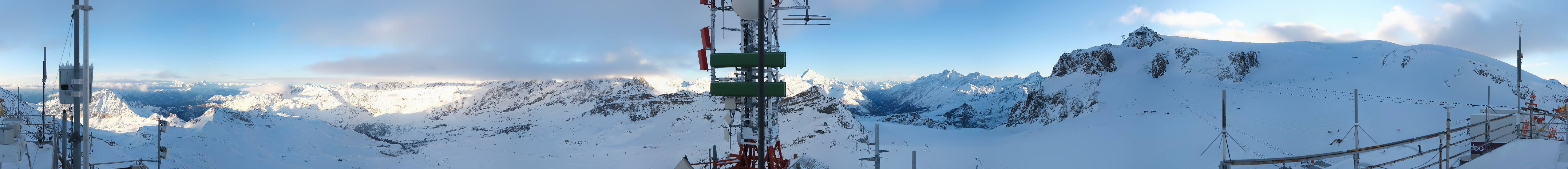 Archiv Foto Webcam Plateau Rosa Breuil Cervinia