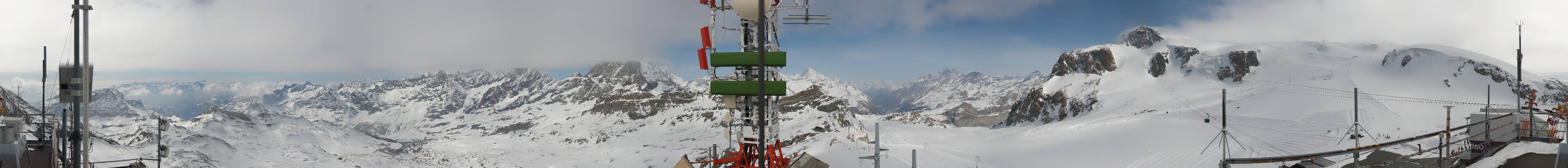 Archiv Foto Webcam Plateau Rosa Breuil Cervinia