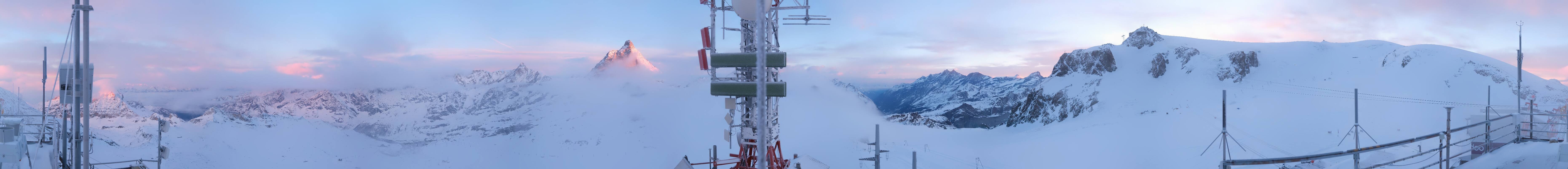 Archiv Foto Webcam Plateau Rosa Breuil Cervinia