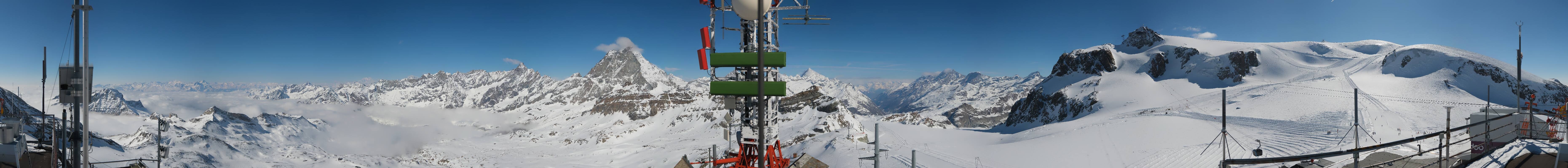 Archived image Webcam Plateau Rosa Breuil Cervinia