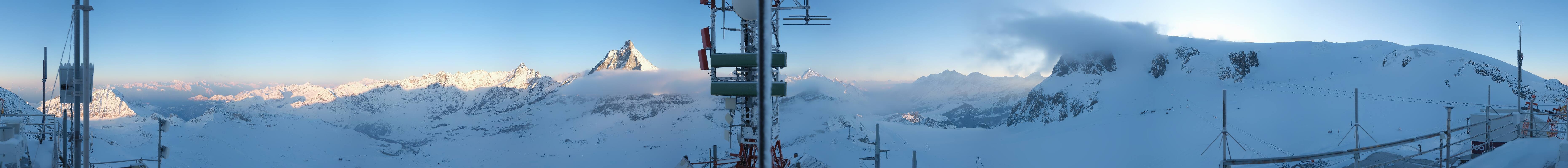 Archiv Foto Webcam Plateau Rosa Breuil Cervinia