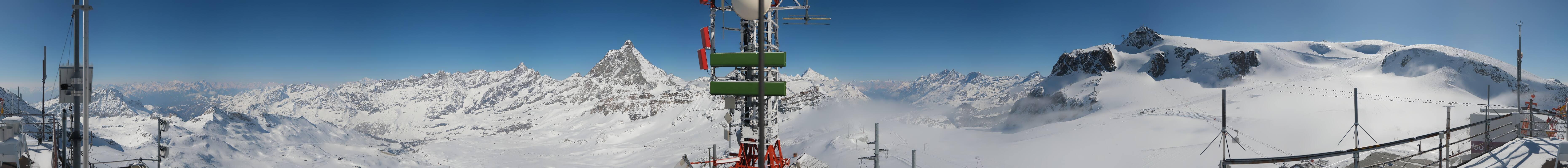 Archiv Foto Webcam Plateau Rosa Breuil Cervinia