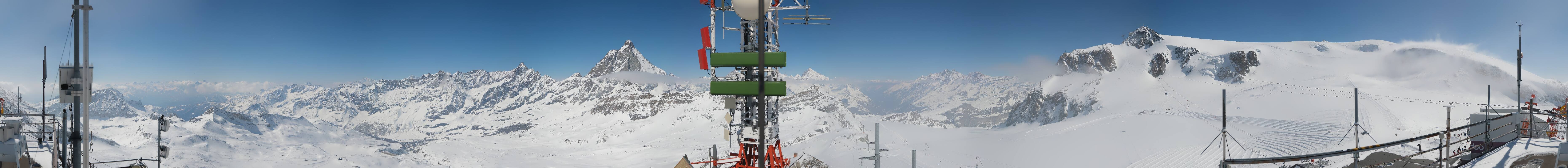 Archiv Foto Webcam Plateau Rosa Breuil Cervinia