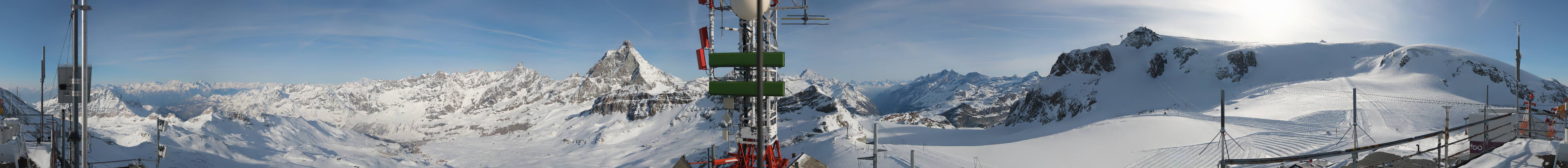 Archiv Foto Webcam Plateau Rosa Breuil Cervinia