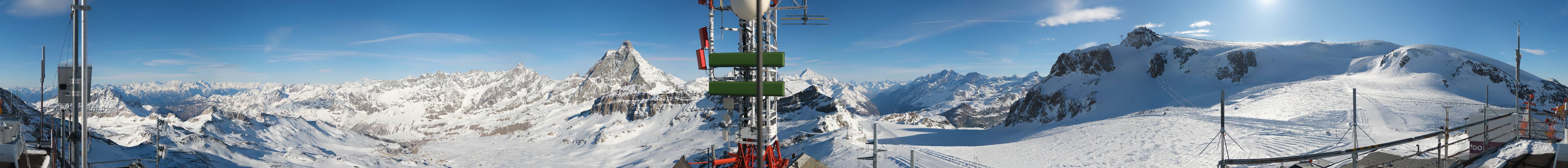 Archived image Webcam Plateau Rosa Breuil Cervinia