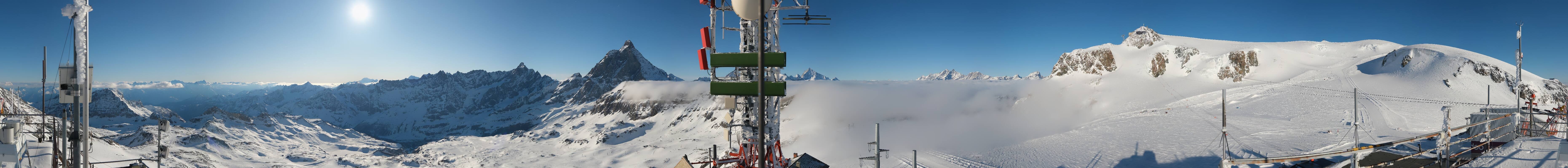 Archived image Webcam Plateau Rosa Breuil Cervinia