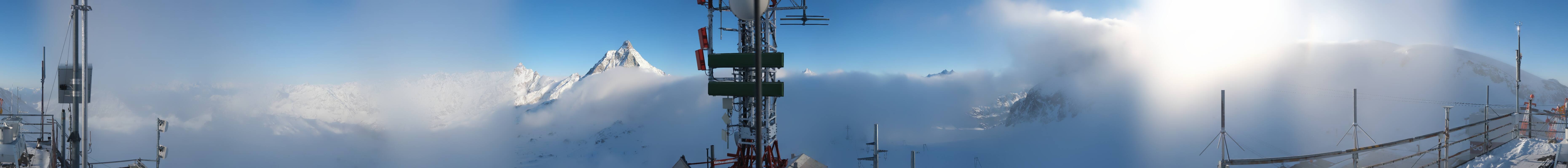 Archiv Foto Webcam Plateau Rosa Breuil Cervinia