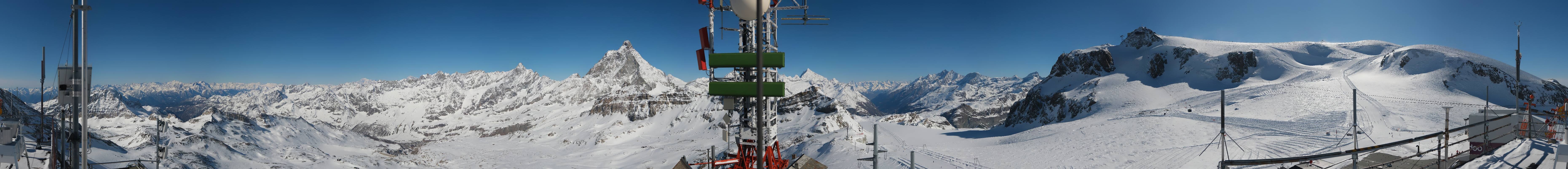 Archiv Foto Webcam Plateau Rosa Breuil Cervinia