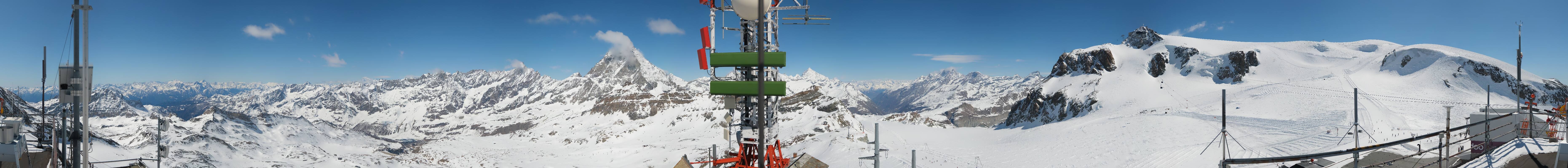 Archiv Foto Webcam Plateau Rosa Breuil Cervinia