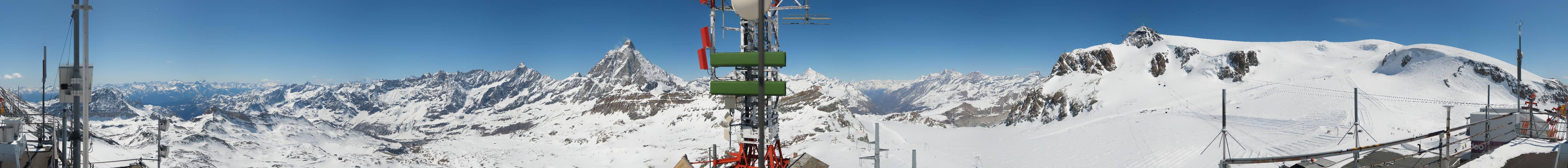 Archiv Foto Webcam Plateau Rosa Breuil Cervinia