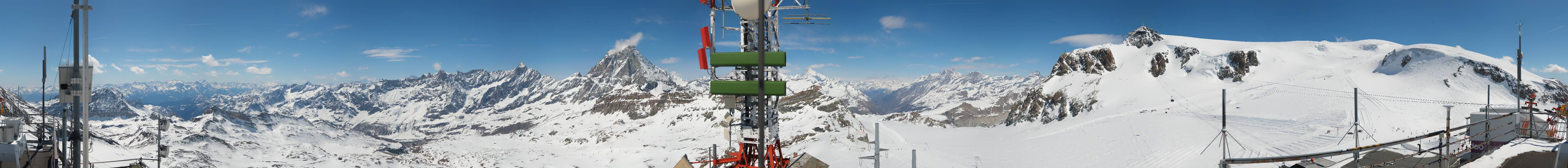 Archived image Webcam Plateau Rosa Breuil Cervinia