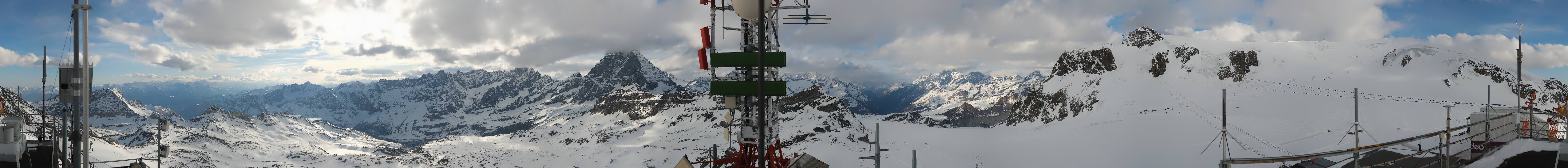 Archived image Webcam Plateau Rosa Breuil Cervinia