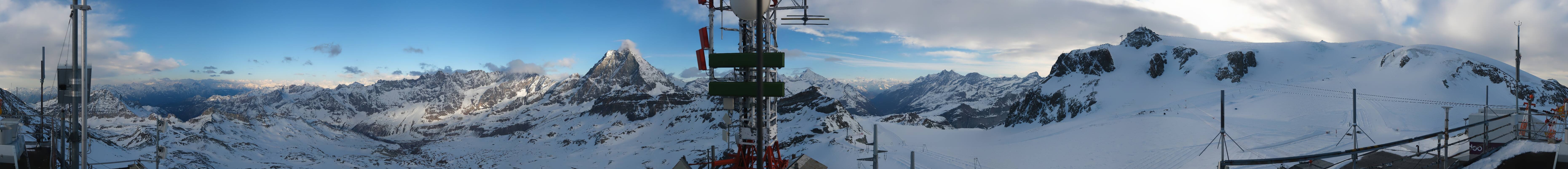 Archived image Webcam Plateau Rosa Breuil Cervinia