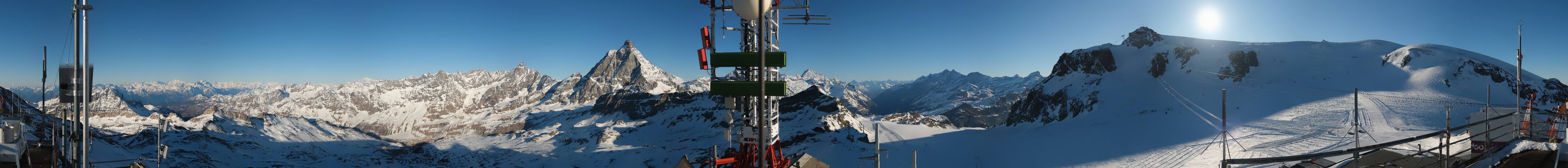 Archiv Foto Webcam Plateau Rosa Breuil Cervinia