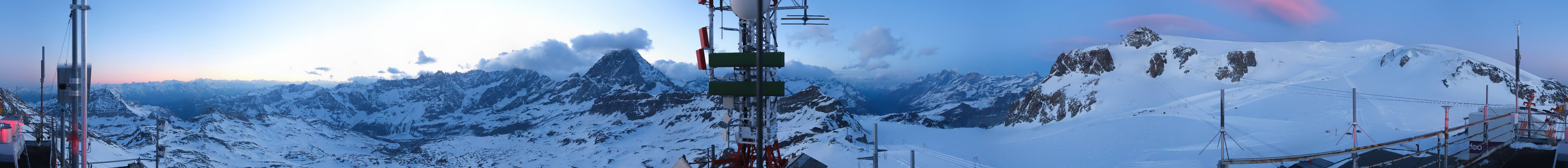 Archiv Foto Webcam Plateau Rosa Breuil Cervinia