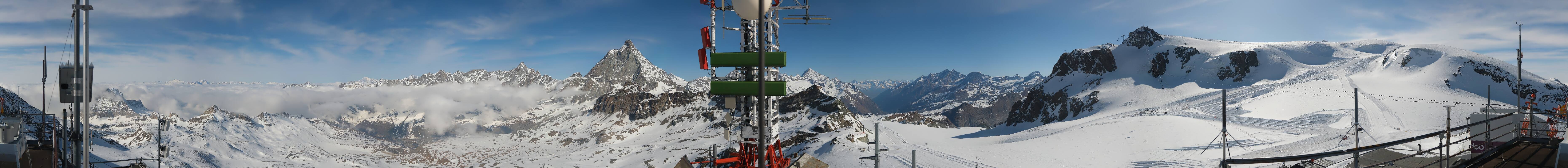 Archiv Foto Webcam Plateau Rosa Breuil Cervinia