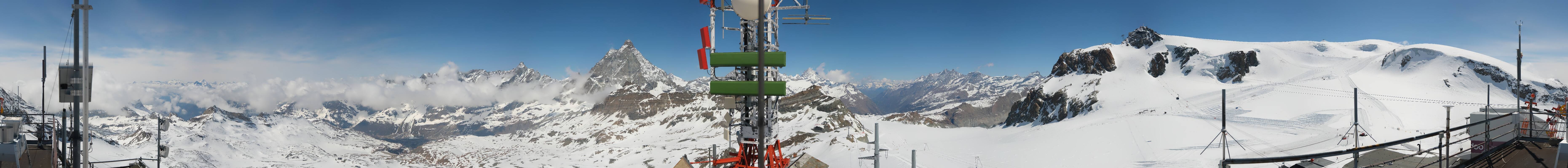 Archiv Foto Webcam Plateau Rosa Breuil Cervinia