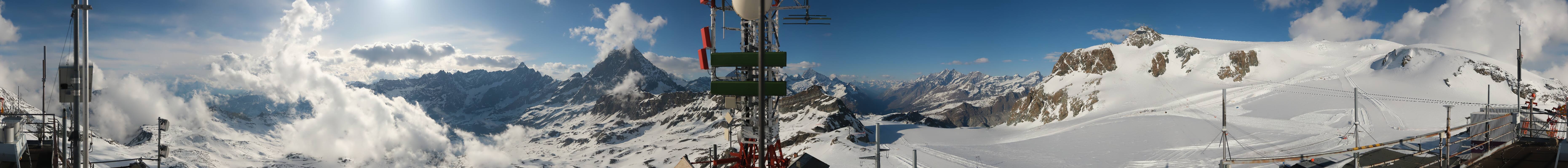 Archiv Foto Webcam Plateau Rosa Breuil Cervinia