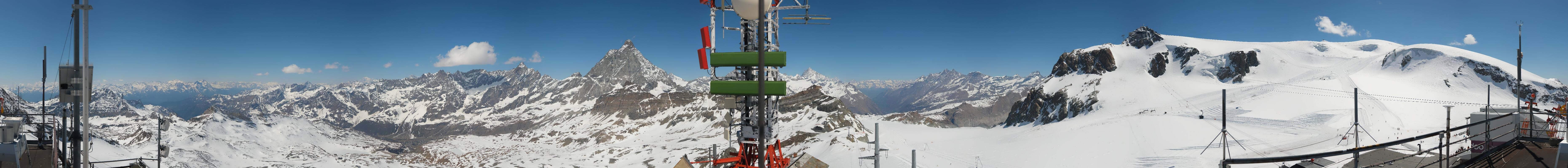 Archiv Foto Webcam Plateau Rosa Breuil Cervinia