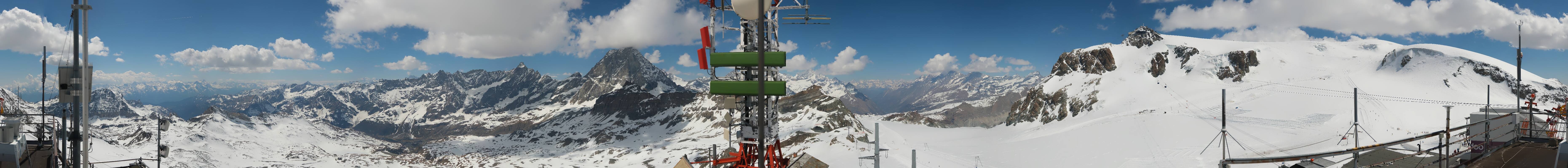 Archiv Foto Webcam Plateau Rosa Breuil Cervinia