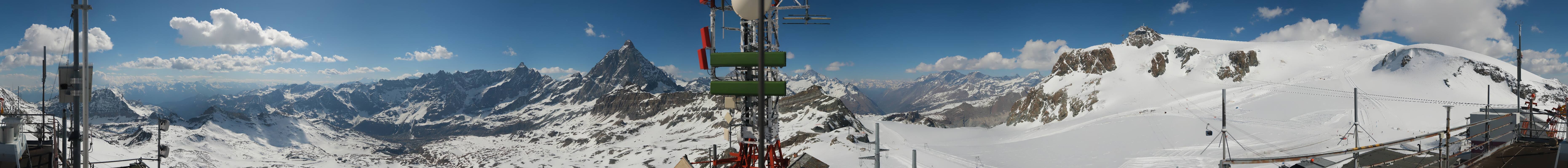 Archiv Foto Webcam Plateau Rosa Breuil Cervinia