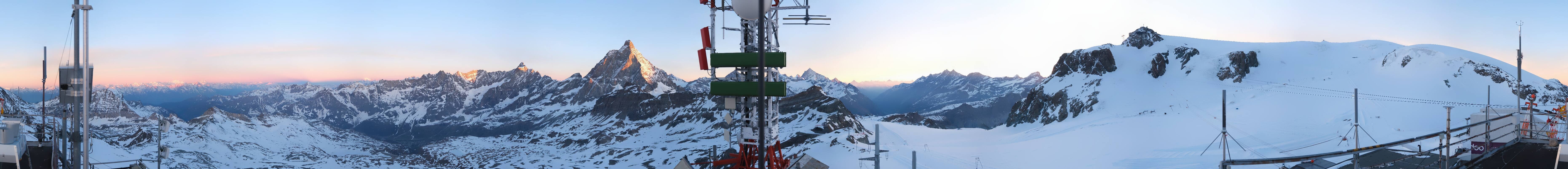 Archived image Webcam Plateau Rosa Breuil Cervinia