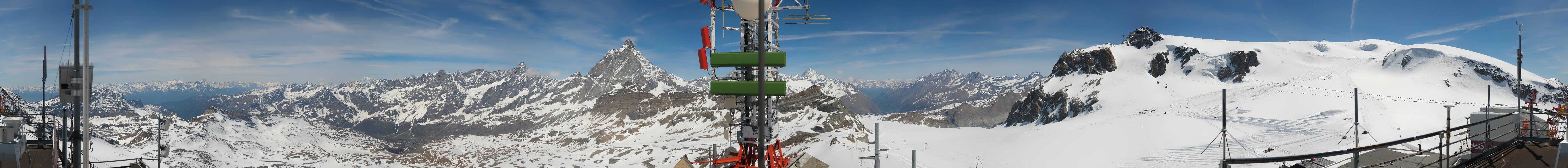 Archived image Webcam Plateau Rosa Breuil Cervinia