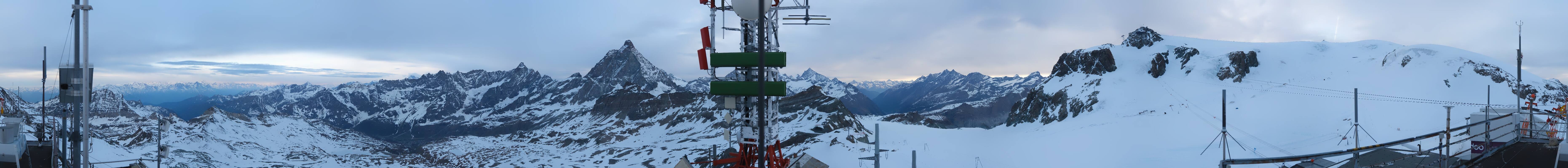 Archiv Foto Webcam Plateau Rosa Breuil Cervinia