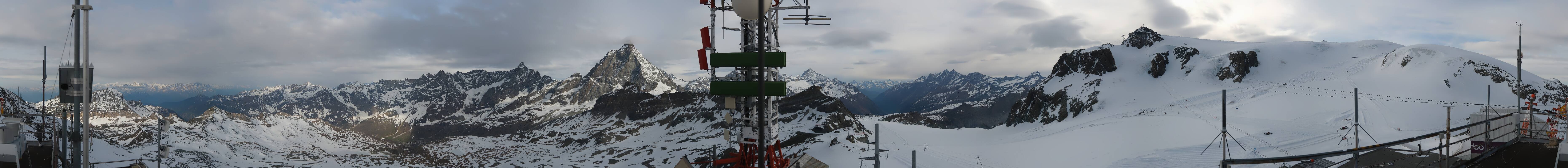 Archiv Foto Webcam Plateau Rosa Breuil Cervinia