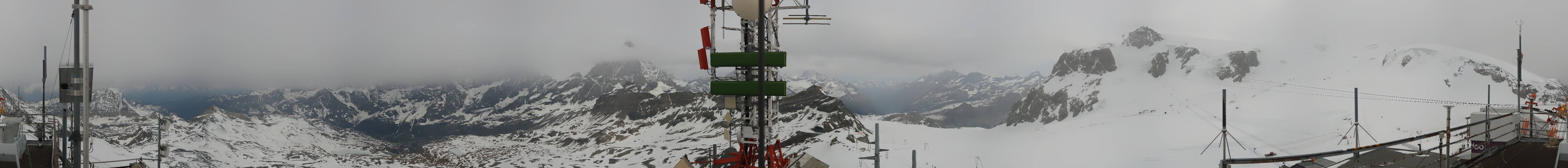 Archiv Foto Webcam Plateau Rosa Breuil Cervinia