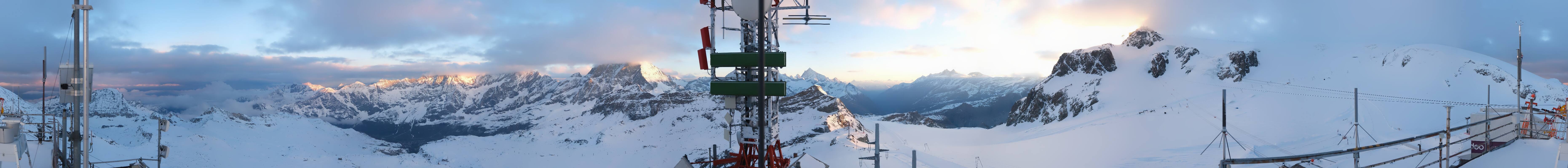 Archiv Foto Webcam Plateau Rosa Breuil Cervinia