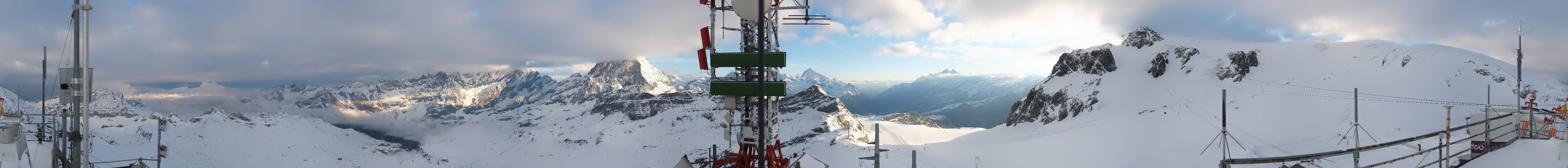 Archiv Foto Webcam Plateau Rosa Breuil Cervinia