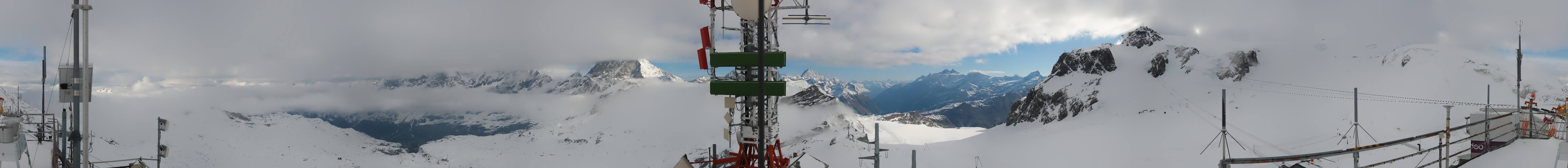 Archiv Foto Webcam Plateau Rosa Breuil Cervinia