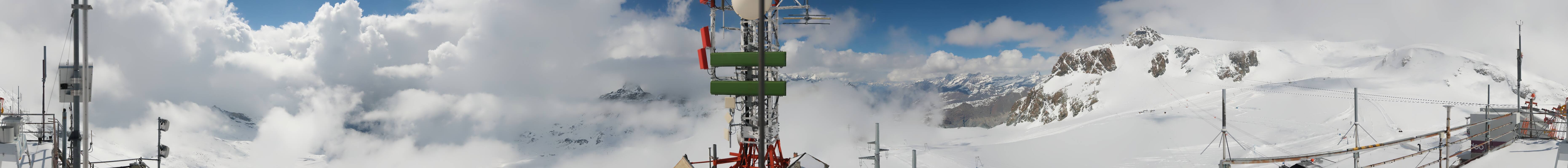 Archiv Foto Webcam Plateau Rosa Breuil Cervinia