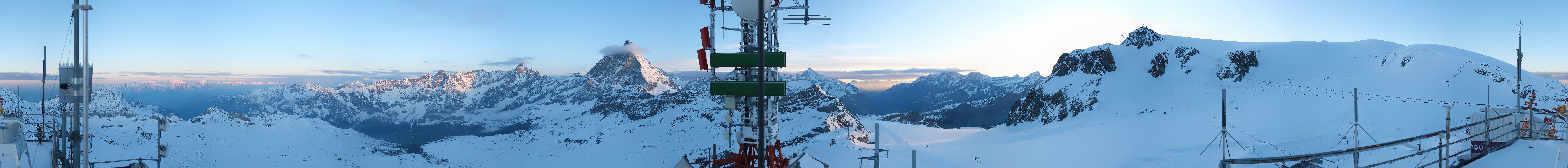 Archiv Foto Webcam Plateau Rosa Breuil Cervinia