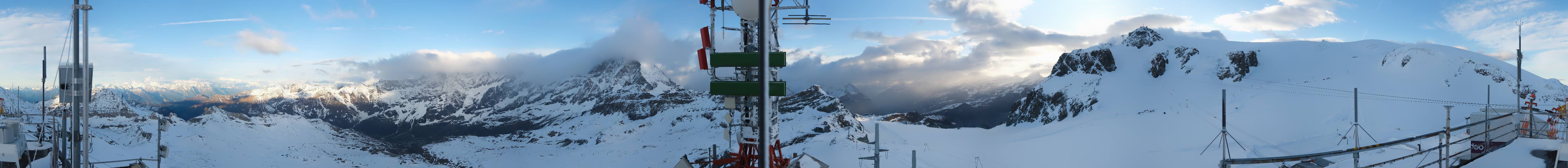 Archived image Webcam Plateau Rosa Breuil Cervinia