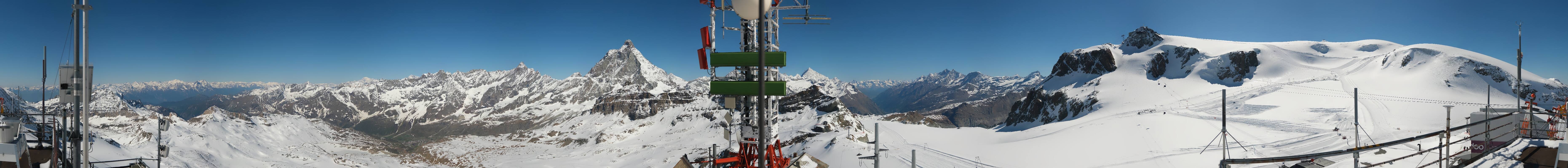 Archived image Webcam Plateau Rosa Breuil Cervinia