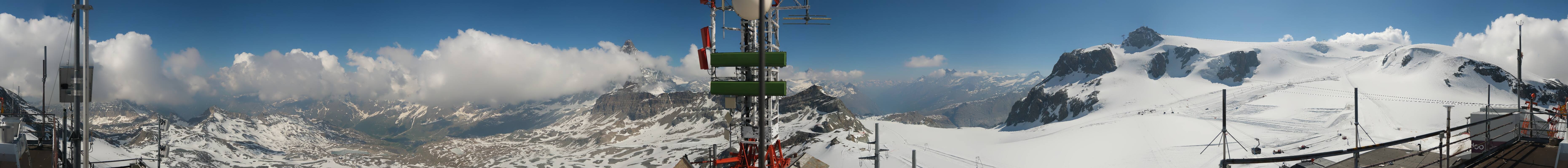 Archived image Webcam Plateau Rosa Breuil Cervinia