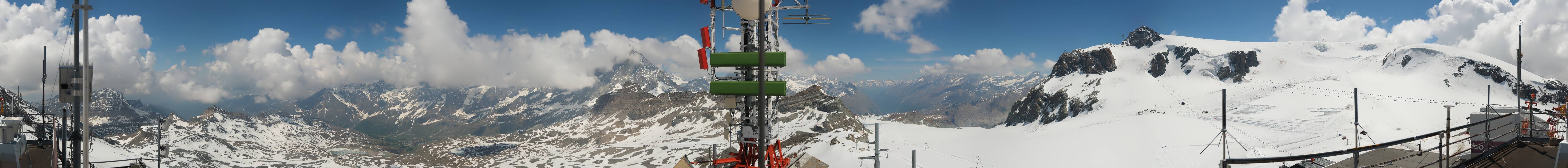 Archived image Webcam Plateau Rosa Breuil Cervinia