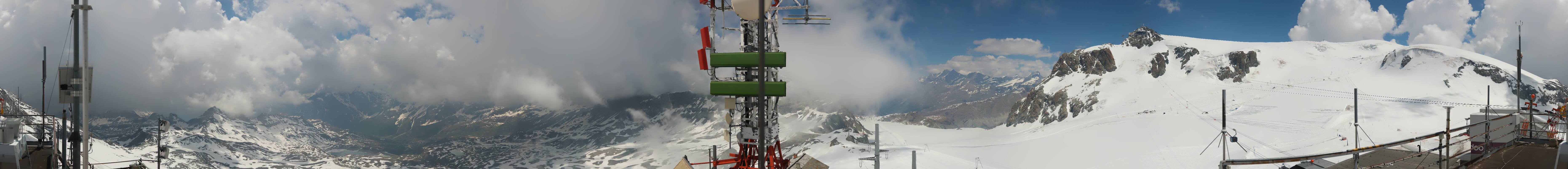 Archived image Webcam Plateau Rosa Breuil Cervinia
