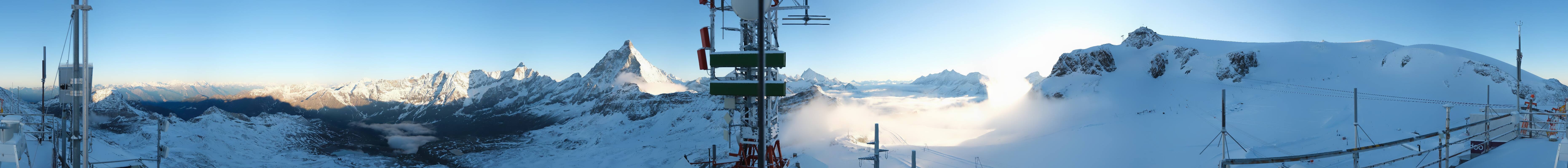 Archived image Webcam Plateau Rosa Breuil Cervinia