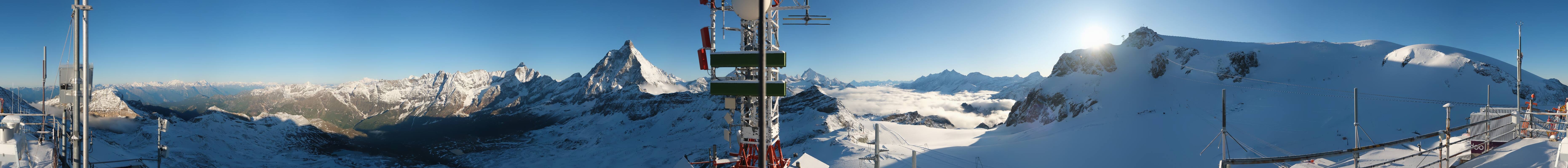 Archived image Webcam Plateau Rosa Breuil Cervinia
