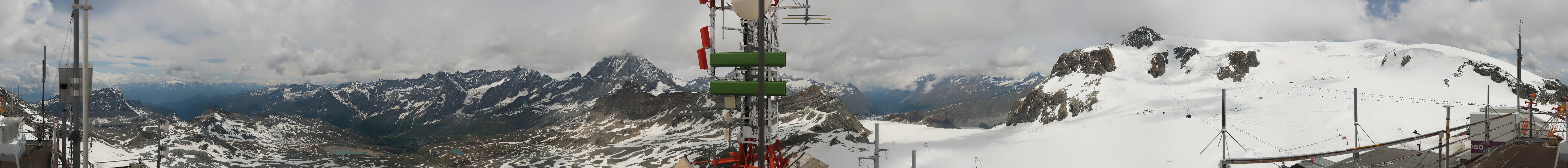 Archiv Foto Webcam Plateau Rosa Breuil Cervinia
